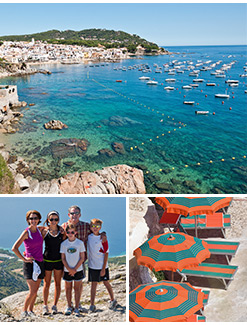 Seaside family biking and hiking trips